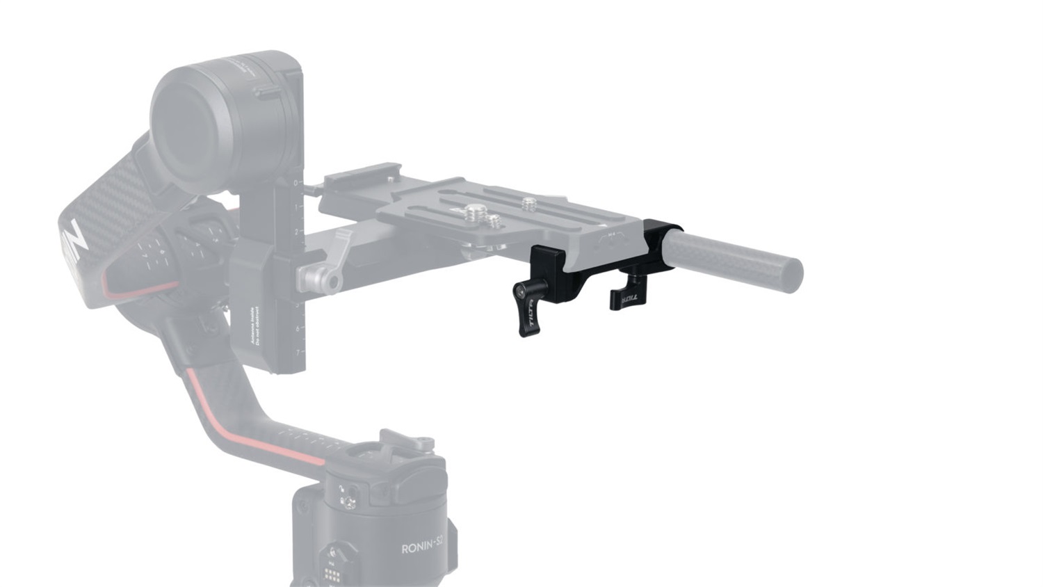 Tilta Attacco per Asta Singola da 15 mm - Compatibile con Piastra Estensibile Manfrotto e DJI RS4/RS3