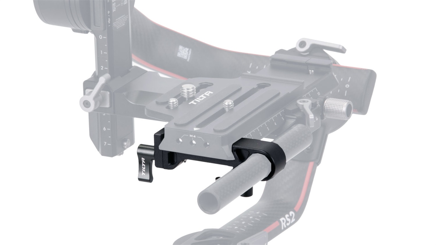 Tilta Attacco per Asta Singola da 15 mm - Compatibile con Piastra Estensibile Manfrotto e DJI RS4/RS3