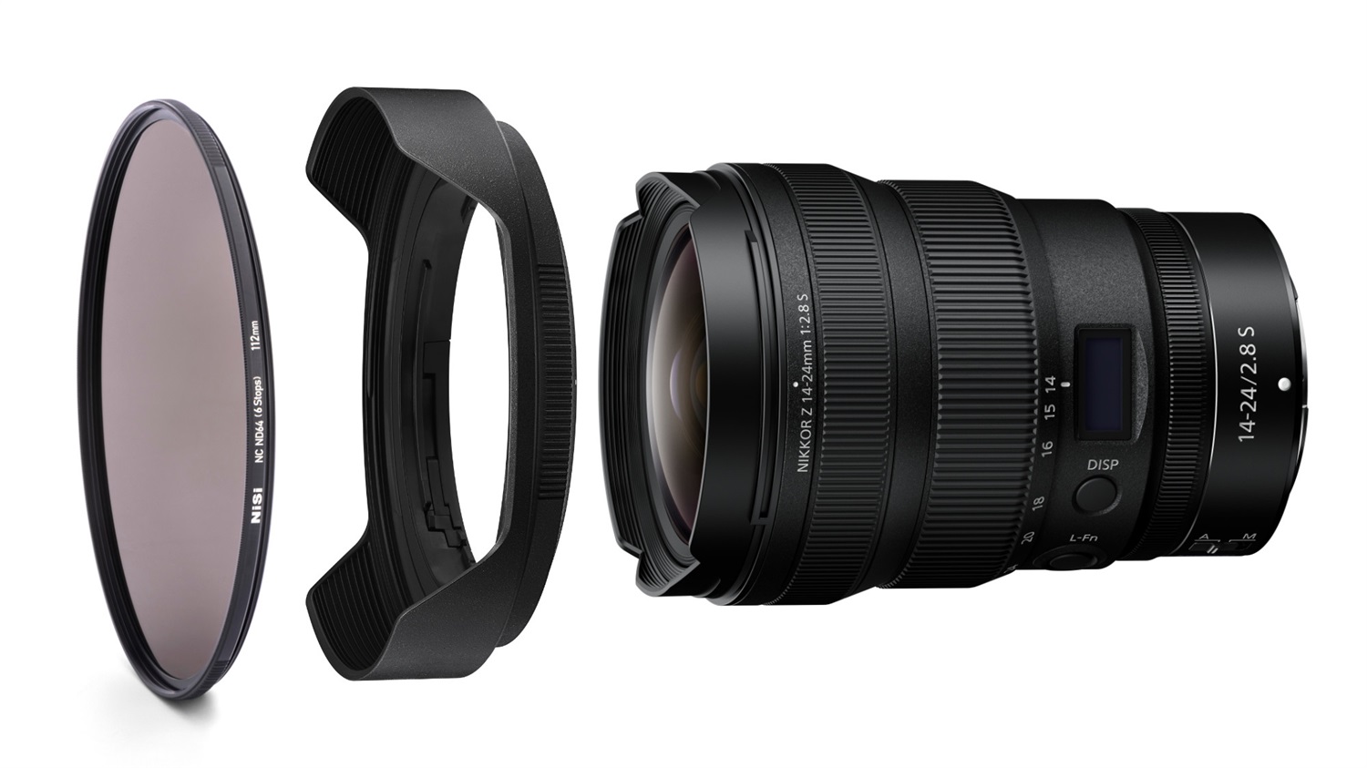 NiSi Filtro ND64 (6 Stop) PRO Nano HUC IR 112mm per Nikon Z 14-24mm f/2.8 S