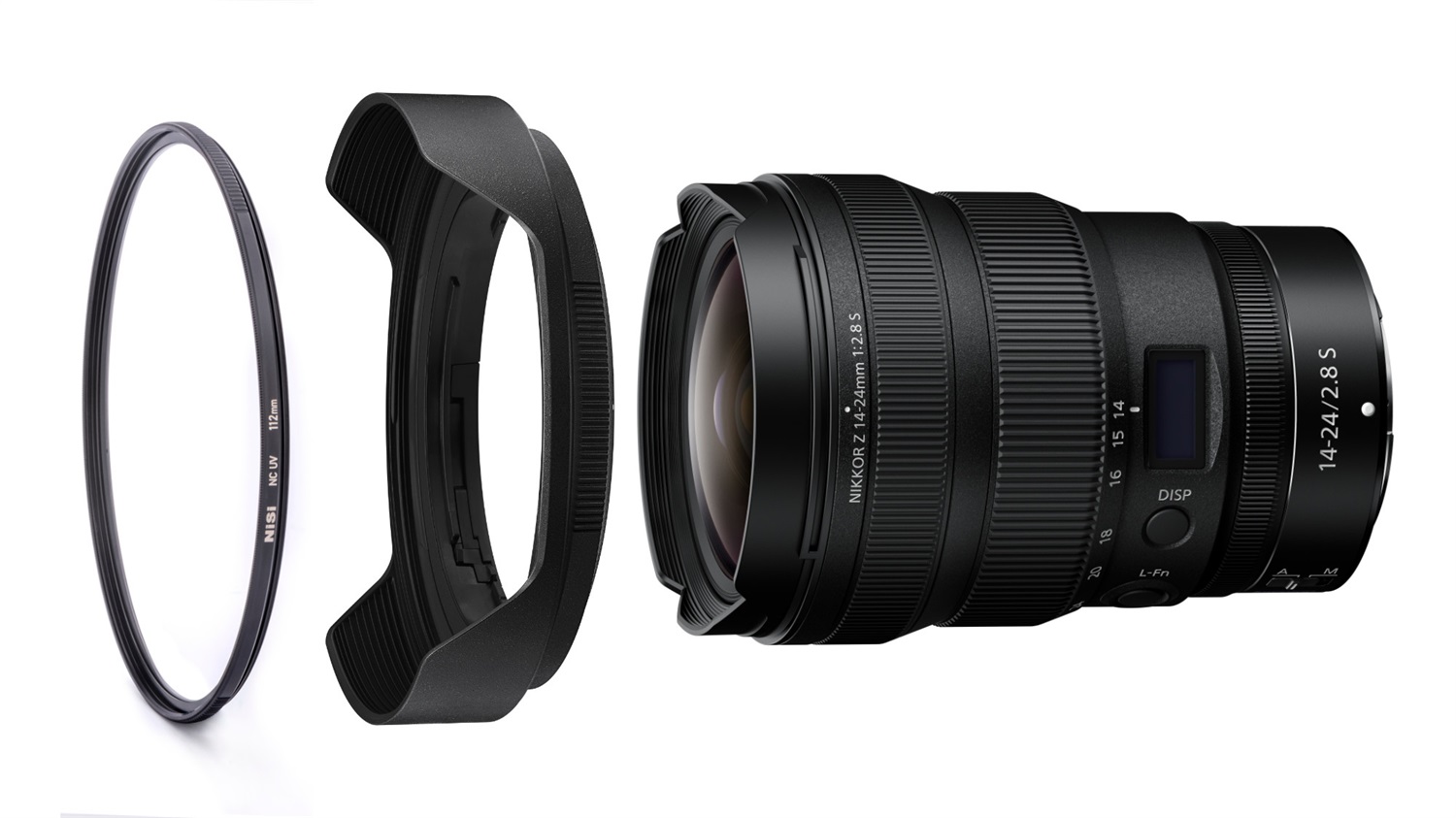 NiSi Filtro UV NC Alta Trasmissione 112mm per Nikon Z 14-24mm f/2.8 S - Struttura SLIM per Evitare Vignettatura
