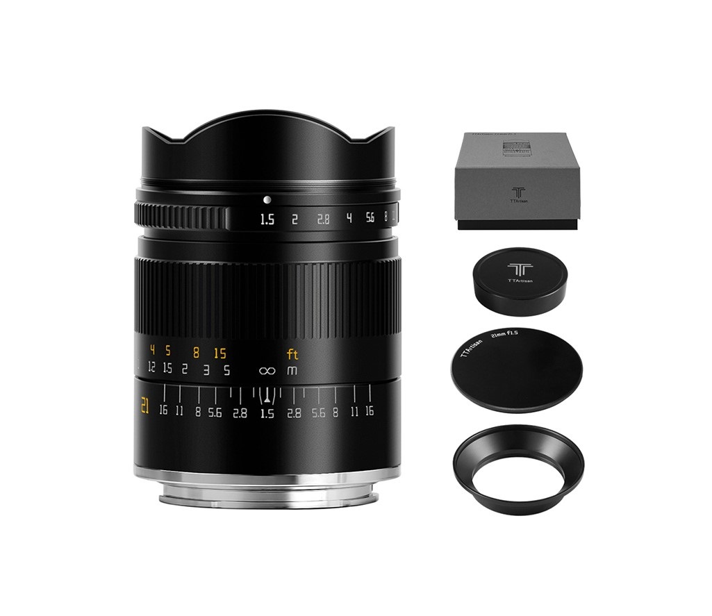TTArtisan A03B-E 21mm F1.5 ASPH Obiettivo Grandangolare Full Frame per Sony E-mount - Costruzione Metallica, Eccellente Contrasto e Nitidezza