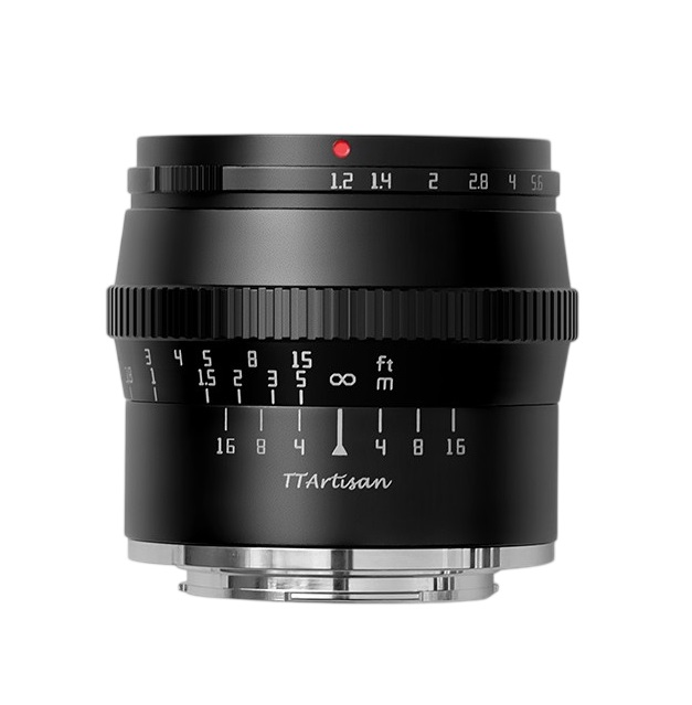 TTArtisan 50mm F1.2 APS-C Obiettivo Focale Fissa Manuale per Leica L, Sigma e Panasonic - Struttura Ottica 11 Elementi in 7 Gruppi