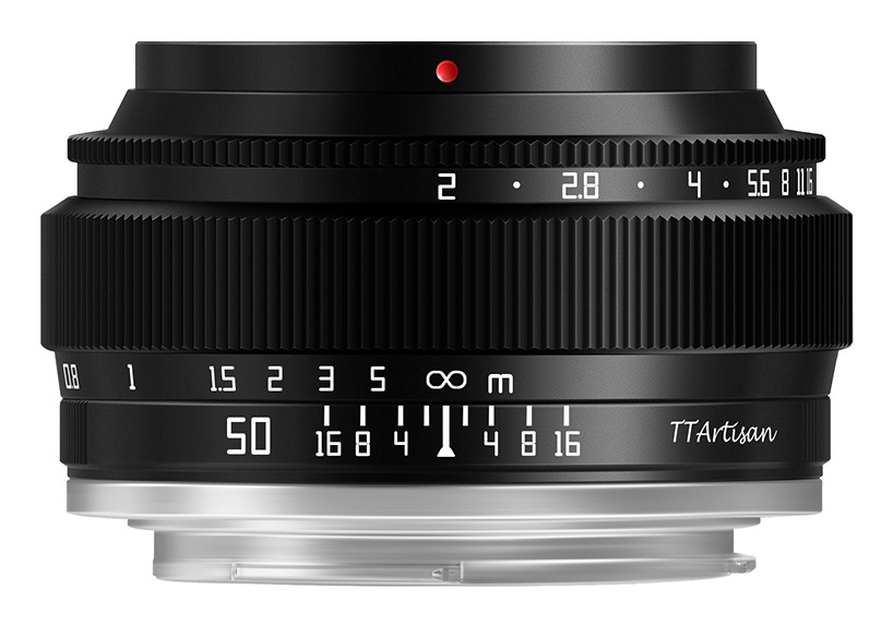 TTArtisan 50mm F2 Obiettivo per Fotocamere Mirrorless Sony E-Mount - Apertura F2, Compatibile con A7, A7II, A7R, A7S, A9 e APS-C