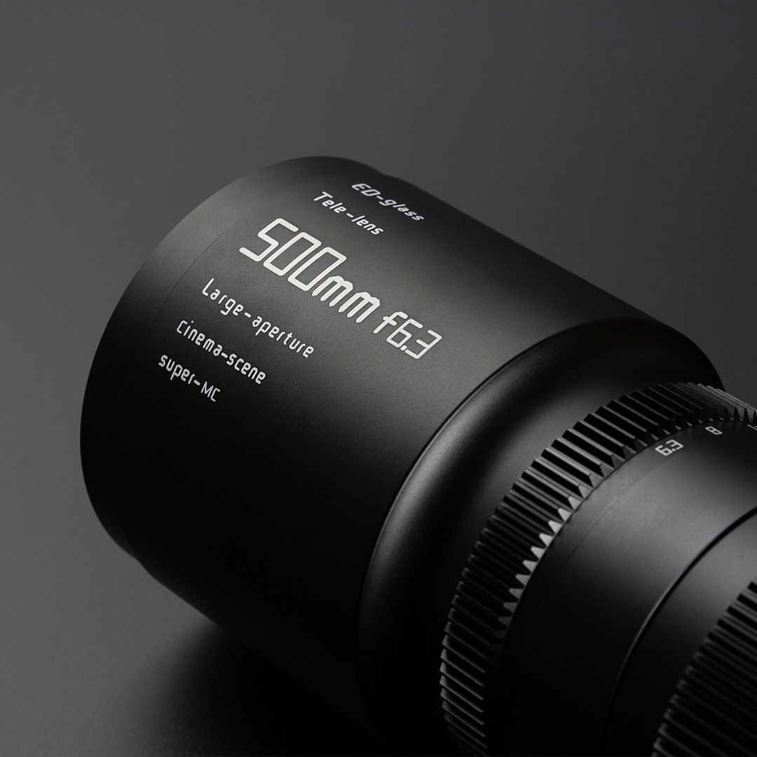 TTArtisan Teleobiettivo 500mm F6.3 con corpo in metallo per Sony E Mount (full frame) - Messa a fuoco manuale, vetri ED