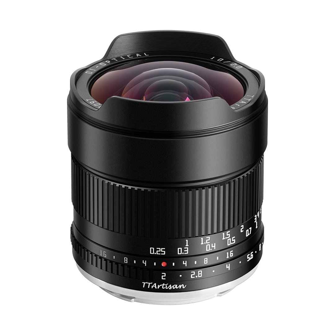 TTArtisan APS-C 10mm F2 ASPH - Obiettivo ultra grandangolare in metallo per Sony E Mount con angolo di campo di 105 gradi