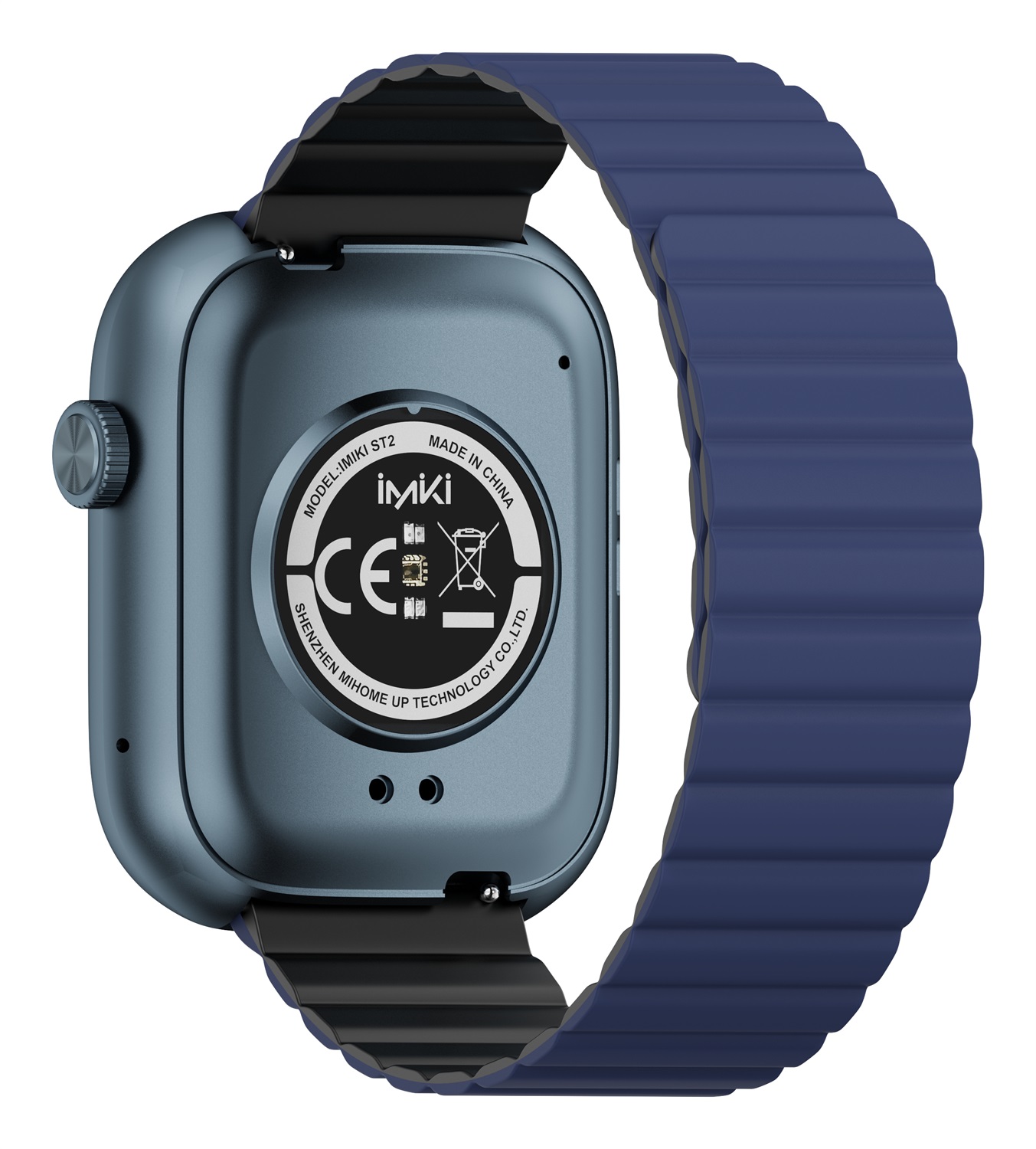 IMIKI Smartwatch Frame Lite - Orologio Sportivo Blu/Nero, Display IPS 1.96