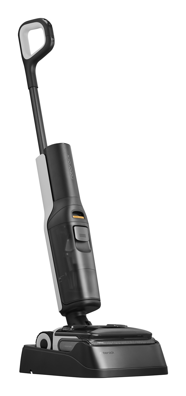 Roborock F25 ACE Aspirapolvere Elettrico per Umido e Secco, Mocio Elettrico, Batteria 4 Ah, Colori Nero e Bianco