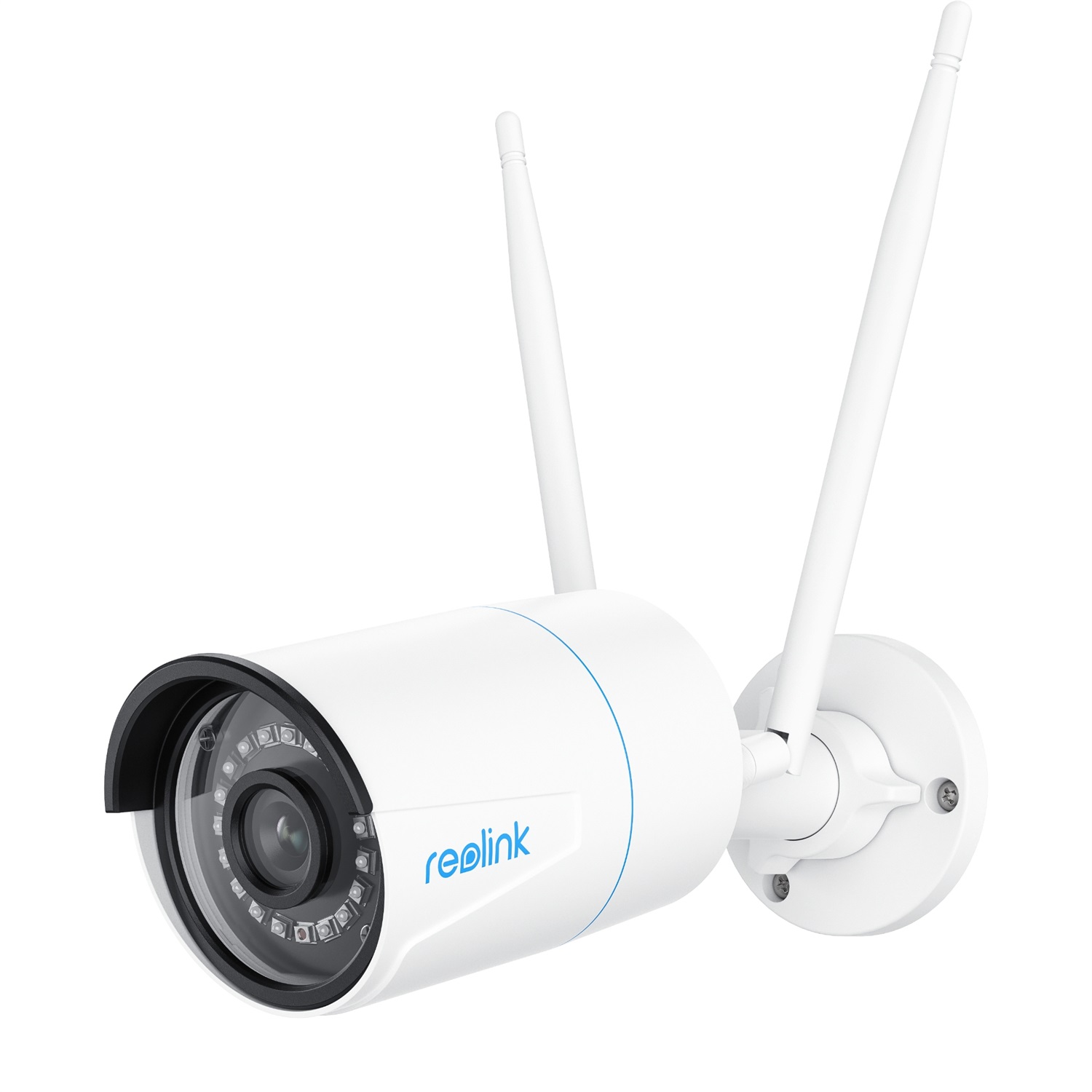 Reolink W320 Telecamera di Sicurezza IP Esterno 5MP Wi-Fi con Rilevamento Persone/Vehicoli, Visione Notturna 30m, Design a Pallottola
