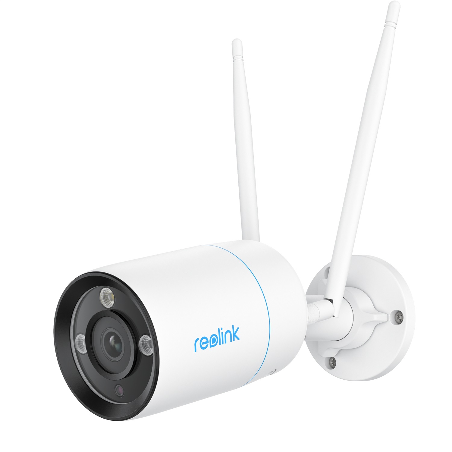 Reolink W330 Telecamera di Sicurezza IP 3840 x 2160 Pixel Interno ed Esterno, Montaggio a Parete, Bianco, Con e Senza Cavo, Compatibile con Google Assistant