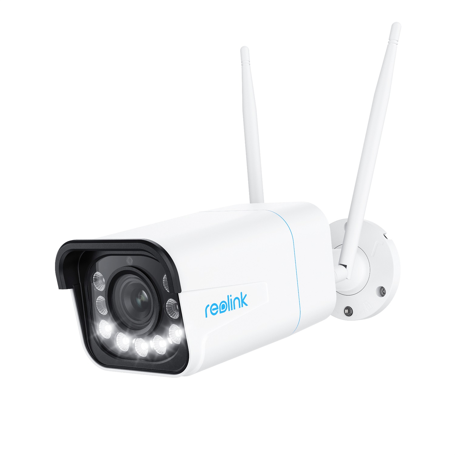 Reolink W430 Telecamera di Sicurezza IP Esterno 8MP 3840 x 2160 Pixel con Cavo e Senza Cavo, Compatibile con Google Assistant, 450 lm