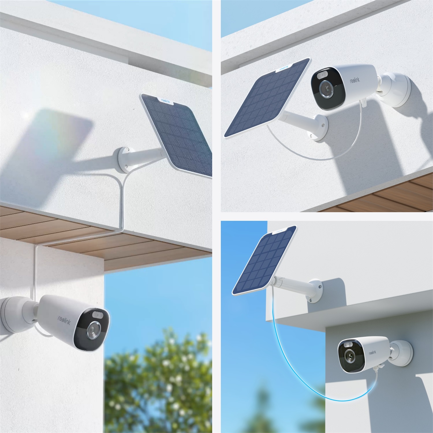 Reolink Argus Series B340 - Telecamera di Sicurezza 5MP Esterno con Wi-Fi, Rilevamento Intelligente e Visione Notturna a Colori