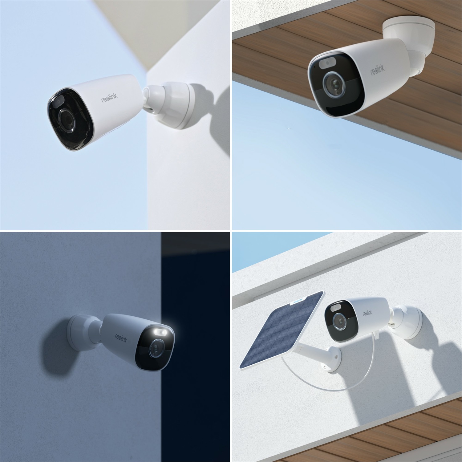 Reolink Argus Series B340 - Telecamera di Sicurezza 5MP Esterno con Wi-Fi, Rilevamento Intelligente e Visione Notturna a Colori