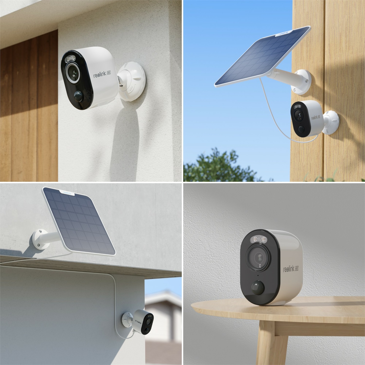 Reolink Argus Series B350 Telecamera di Sicurezza IP Wireless Interno ed Esterno 3840 x 2160 Pixel Compatibile con Amazon Alexa e Google Assistant