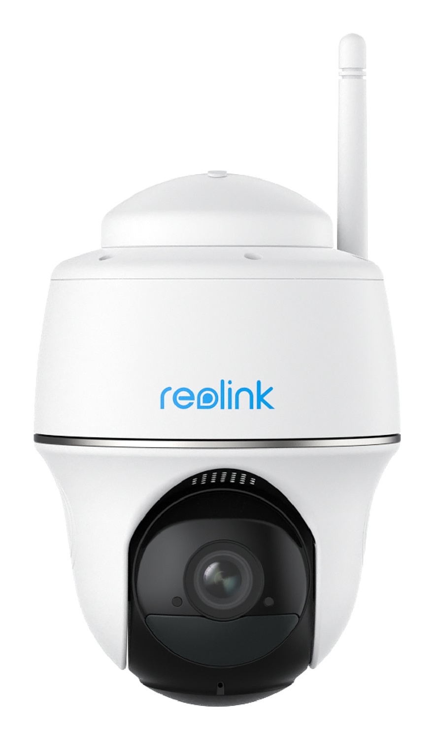 Reolink Argus Series B420 - Telecamera di Sicurezza IP Wireless Interno ed Esterno, Risoluzione 2304 x 1296 Pixel, Design Cupola, Colore Bianco