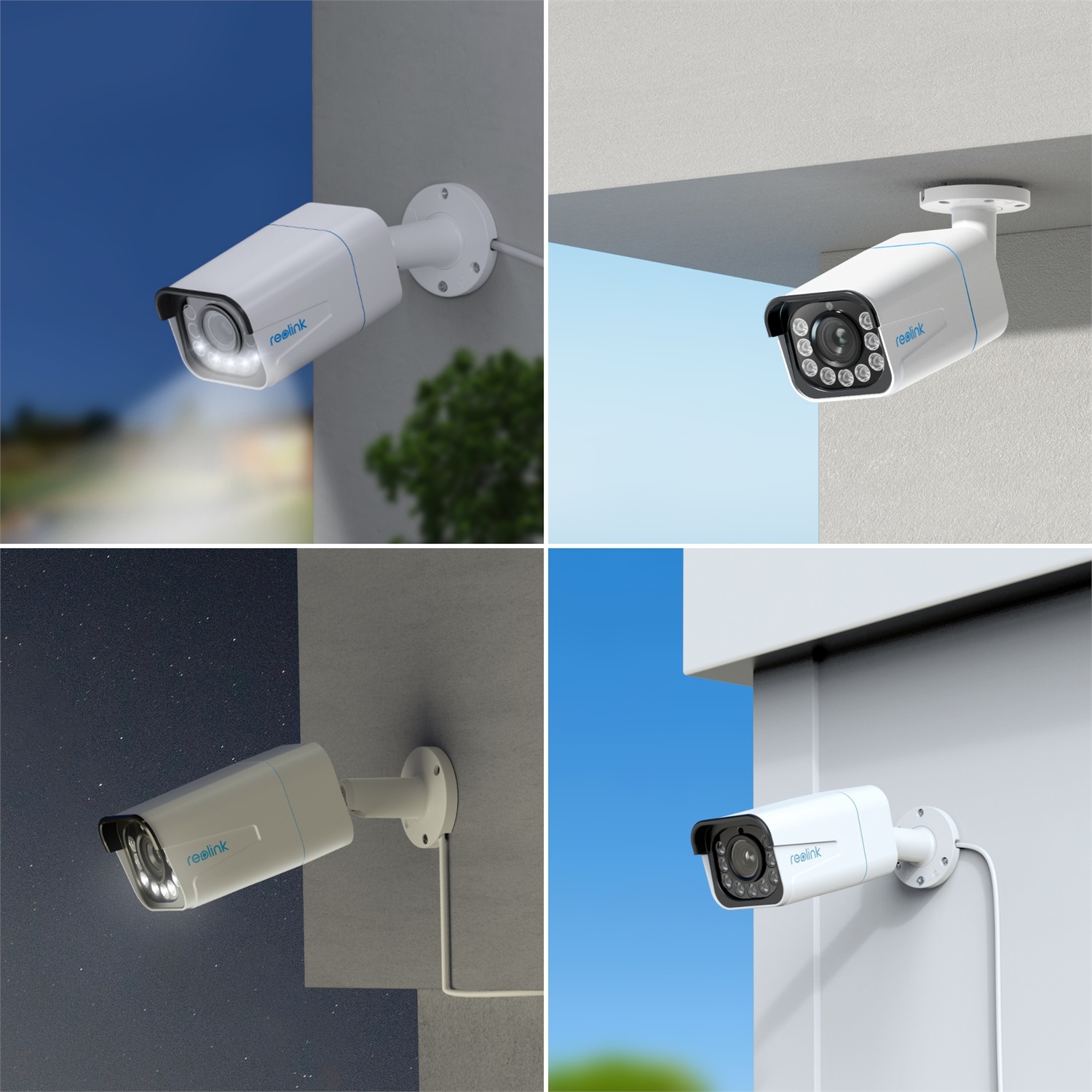 Reolink P430 - Telecamera di Sicurezza IP 4K 8MP con Zoom 5x, Rilevamento Intelligente e Visione Notturna a Colori, Interno/Esterno, Cablata PoE