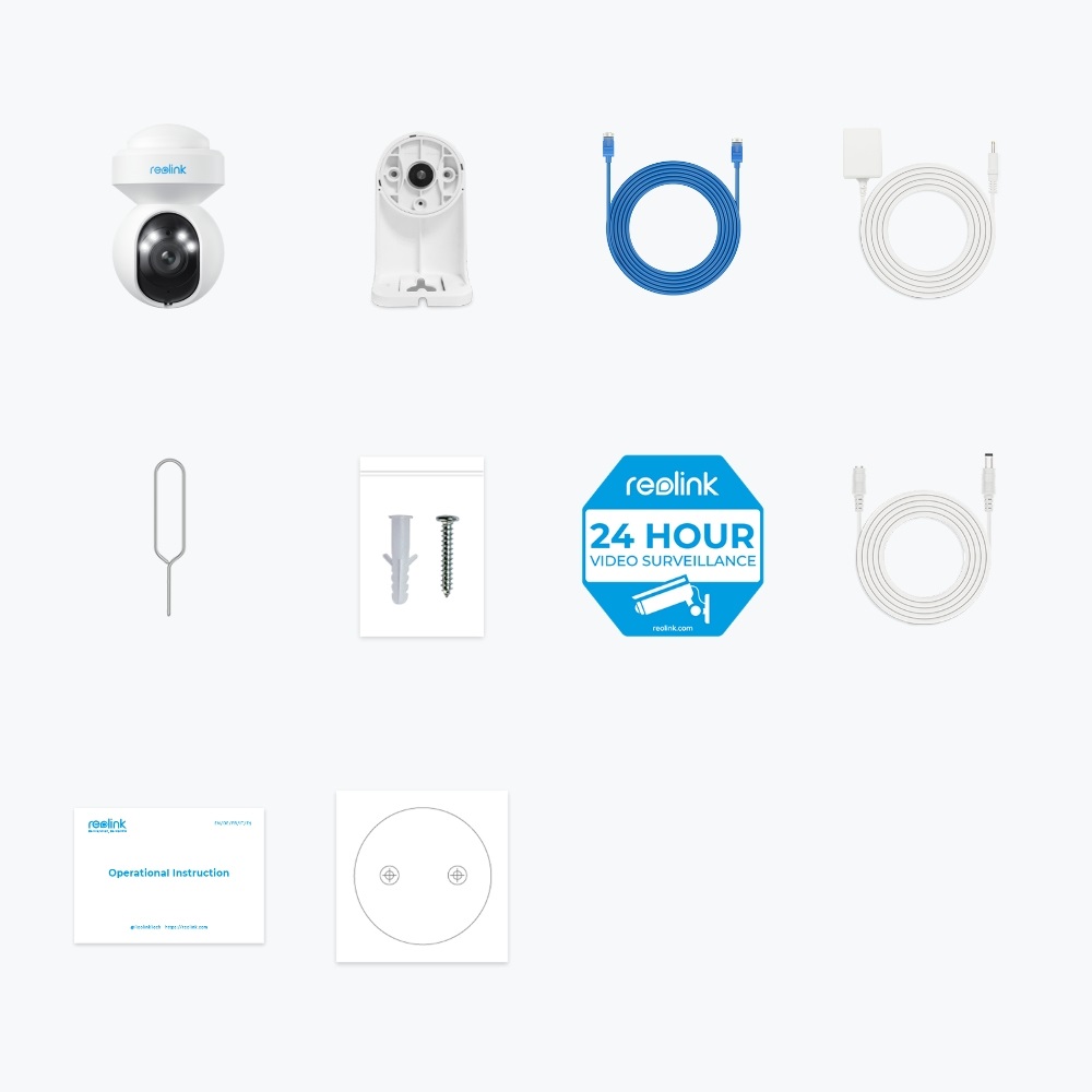 Reolink E Series E560 Telecamera di Sicurezza IP 8MP 3840 x 2160 Pixel Interno ed Esterno con WLAN e Google Assistant