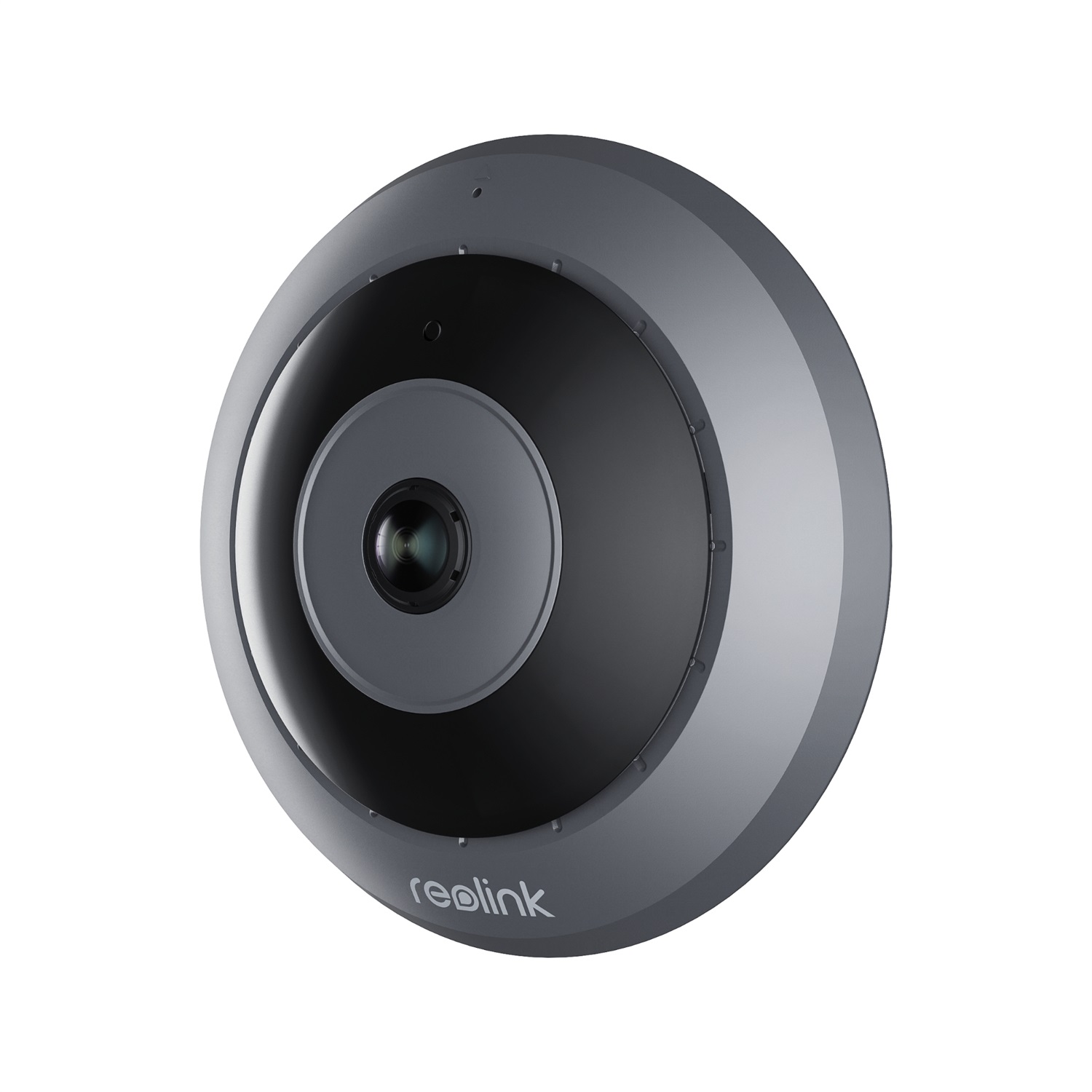 Reolink Fisheye Series W520 Telecamera di Sicurezza IP Interno 2560 x 2560 Pixel - Installazione Soffitto/Muro, Con e Senza Cavo, Compatibile con Google Assistant, Nero e Grigio