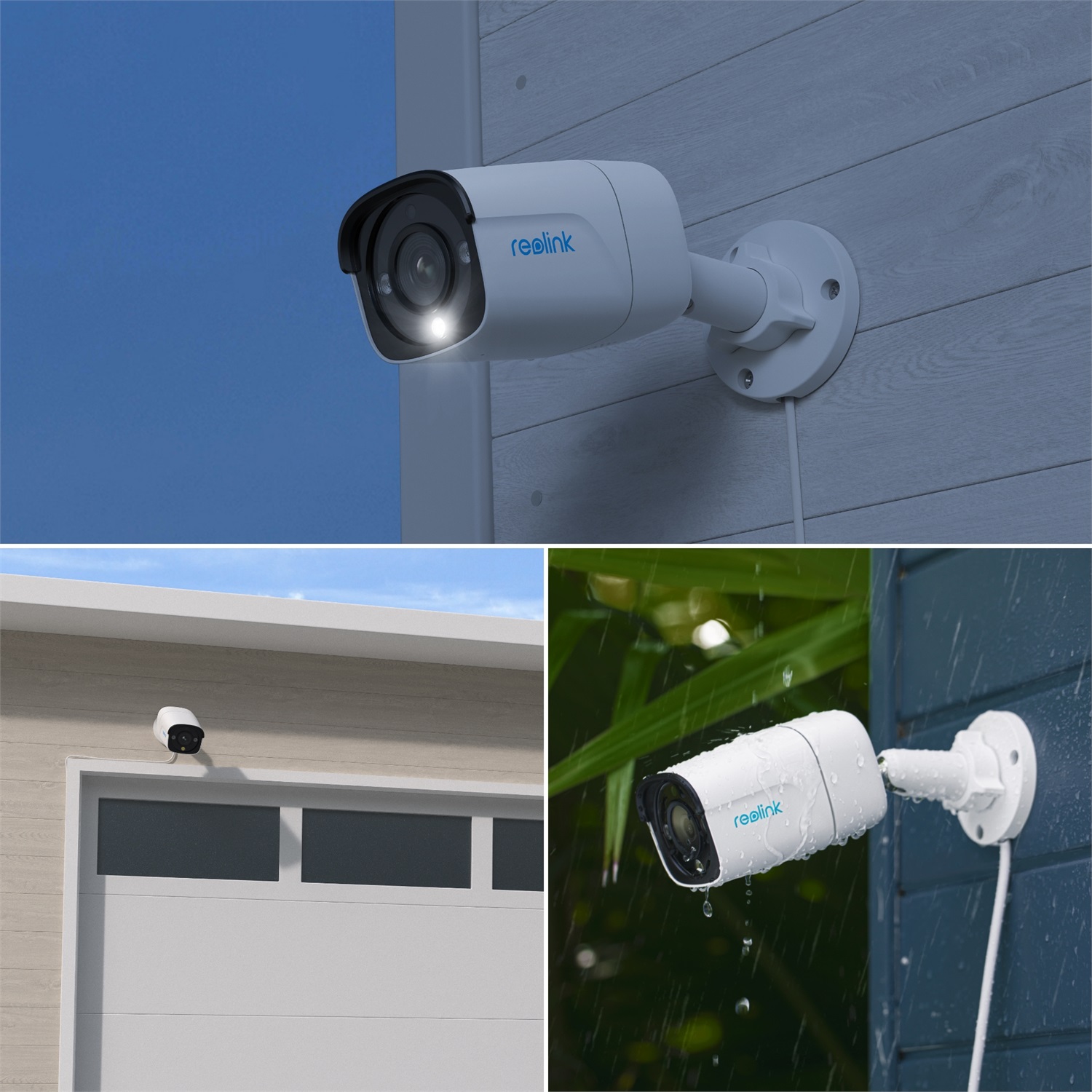 Reolink P340 Telecamera di Sicurezza IP 12MP Bianco/Nero con Risoluzione 4512 x 2512, PoE e Visione Notturna fino a 30m