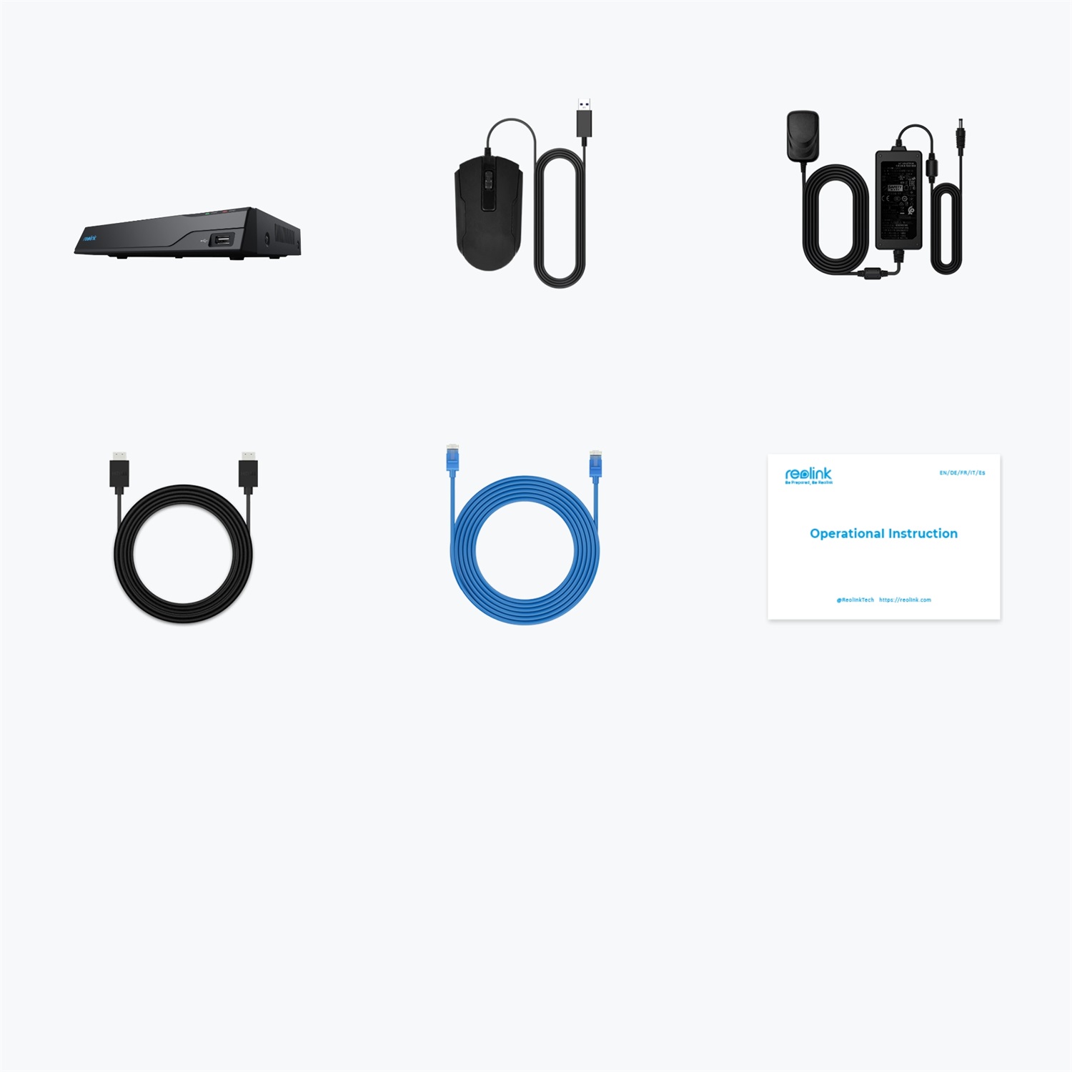 Reolink NVS8 NVR 8 Canali PoE 4K con 2TB HDD - Registrazione 24/7