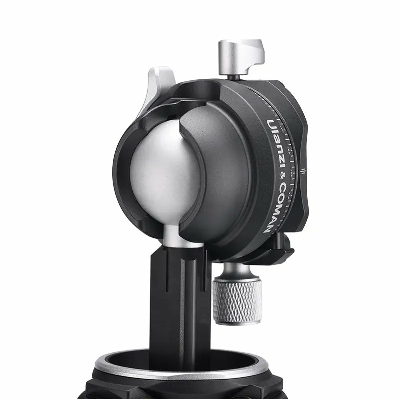 Ulanzi Zero Y Treppiede da Viaggio in Carbonio con Testa Panoramica a 360°, Arca Swiss e Colonna Centrale Staccabile - Capacità di Carico 18 kg
