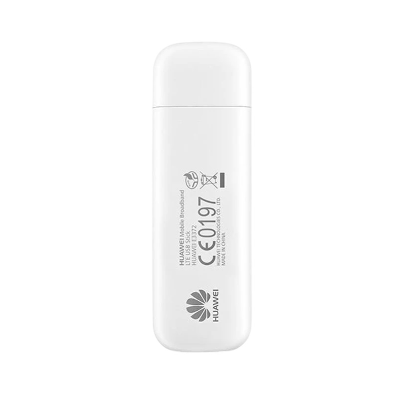 Huawei E3372 Dongle 4G Bianco - Modem USB ad Alta Velocità fino a 150 Mbps, Compatibile LTE/HSPA /HSPA/UMTS