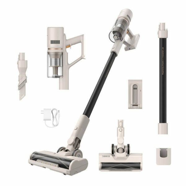 Dreame U10 Aspirapolvere Senza Filo 100AW con Fari LED, Durata Batteria 40 Minuti, Pulizia Profonda per Capelli, Pavimenti Duri e Tappeti, Senza Sacchetto