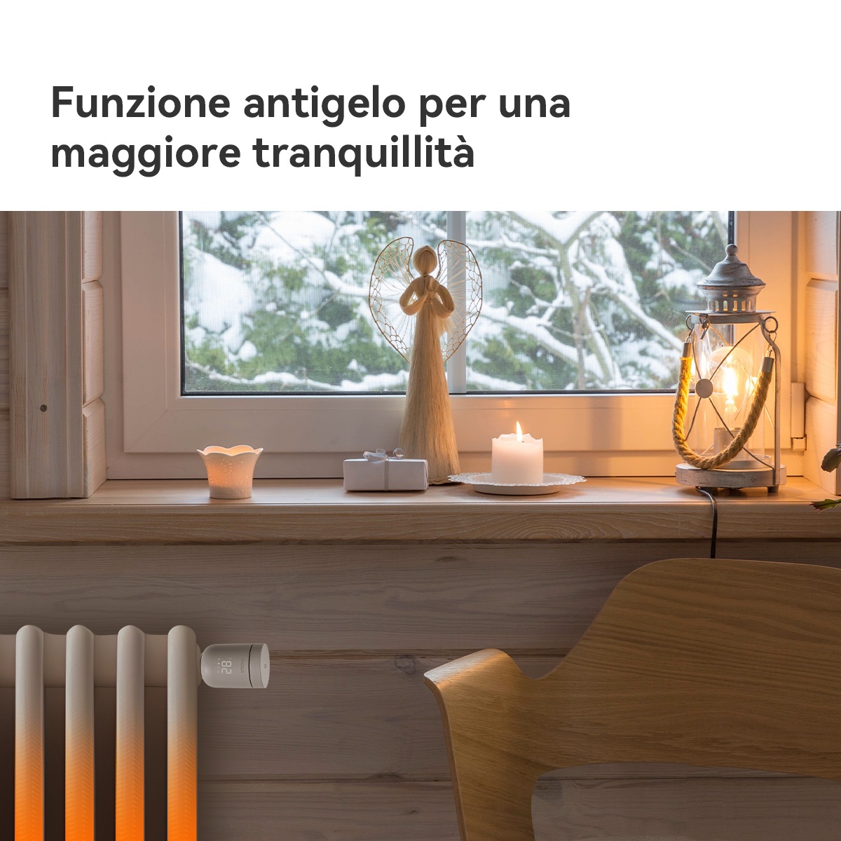 Imou Kit Termostato Digitale con Hub ZG2-EU e Valvola TRV1 - Include 6 Adattatori, Rilevamento Finestra Aperta, Protezione Congelamento, Programmabile e Compatibile con Alexa e Google