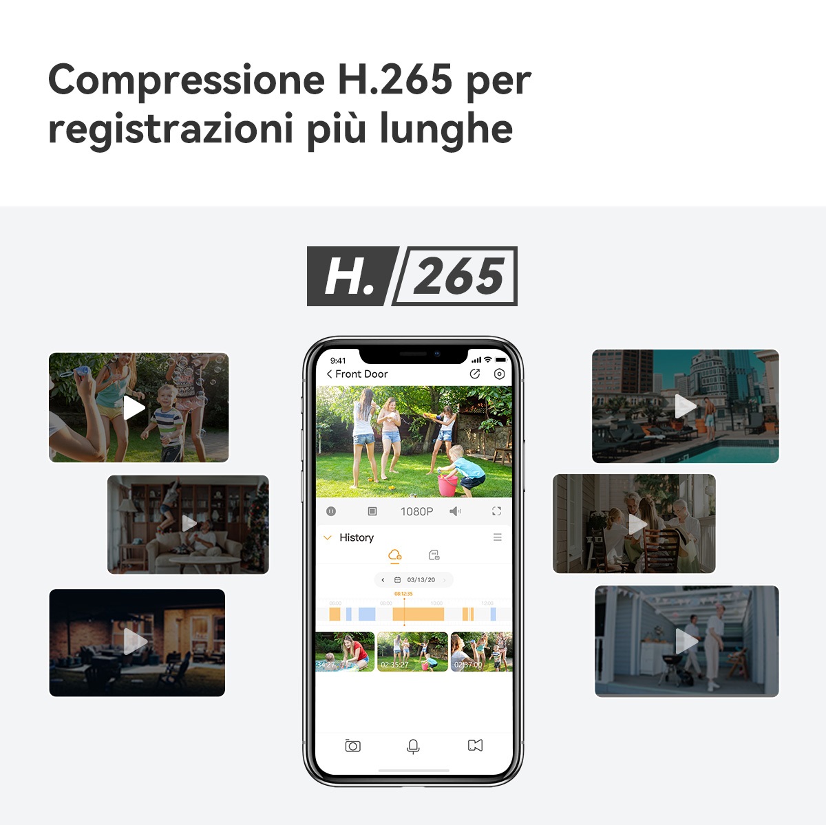 Imou Cell Go Full Color 2K (3MP) Telecamera di Sicurezza Wi-Fi Esterno/Interno, Batteria Ricaricabile, Visione Notturna a Colori, Audio Bidirezionale, IP65