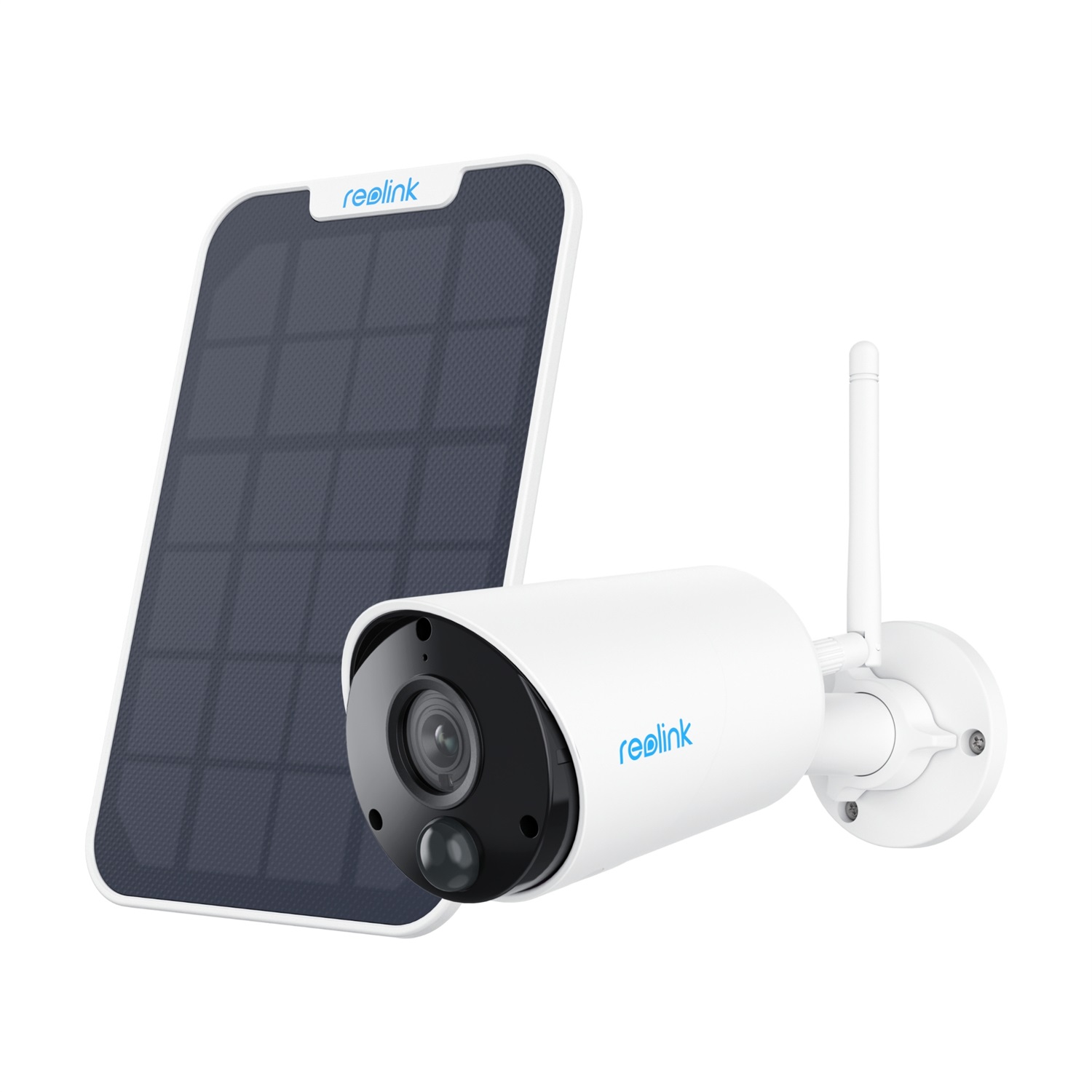 Reolink Argus Series B320 Telecamera di Sicurezza IP 3MP Wi-Fi a Batteria con Pannello Solare per Interno ed Esterno