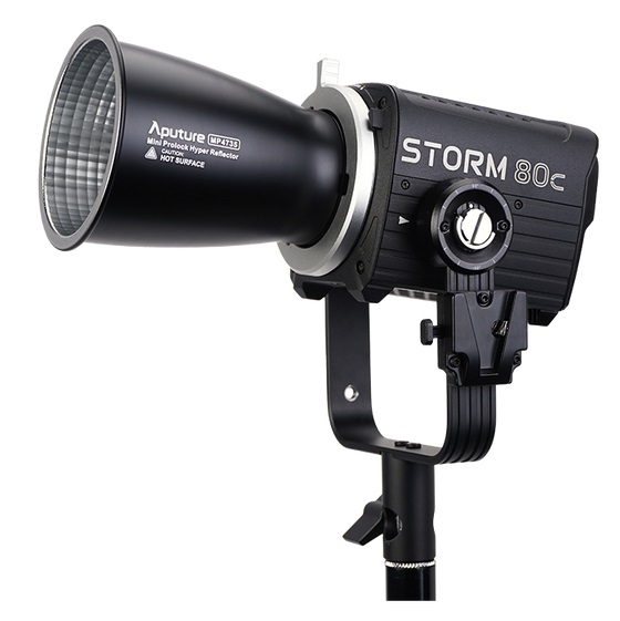 Aputure Storm 80c - Lampada LED Portatile 80W con Colore Regolabile e Attacco Mini ProLock Bowens