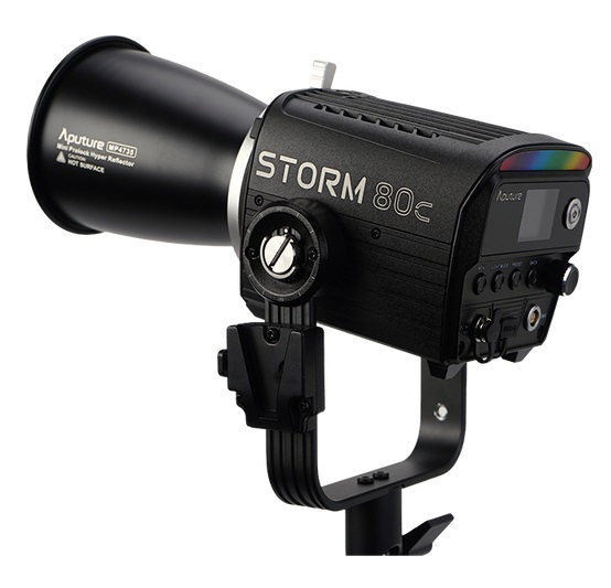 Aputure Storm 80c - Lampada LED Portatile 80W con Colore Regolabile e Attacco Mini ProLock Bowens