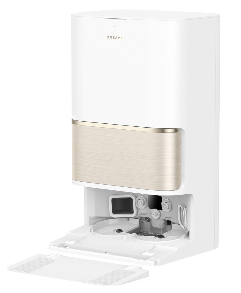 DREAME L50 Pro Ultra - Robot Aspirapolvere e Lavapavimenti con Auto-svuotamento, Pulizia dei Moci, Rilevamento Ostacoli, Navigazione a 360°, Aspirazione da 19.500 Pa e Doppia Spazzola Antigroviglio