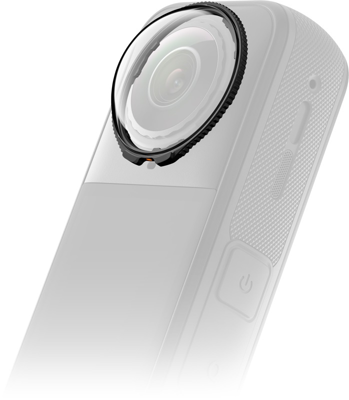 Insta360 X5 Premium Lens Guards - Protezioni Lenti in Vetro Temperato per Fotocamera Sportiva, Alta Trasparenza e Massima Protezione da Graffi e Polvere