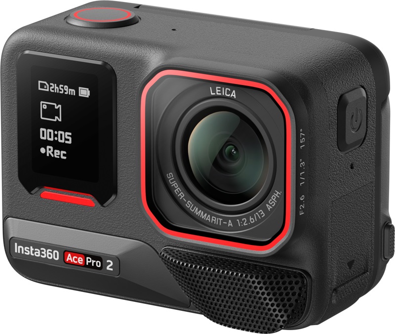 Insta360 Ace Pro 2 Action Camera Dual Battery - 50 MP, 8K Ultra HD, 1/1.3