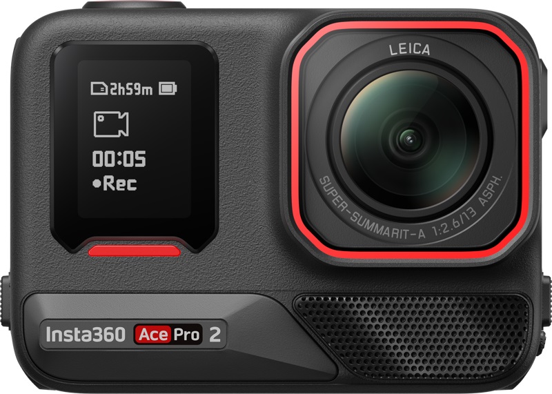 Insta360 Ace Pro 2 Action Camera Dual Battery - 50 MP, 8K Ultra HD, 1/1.3