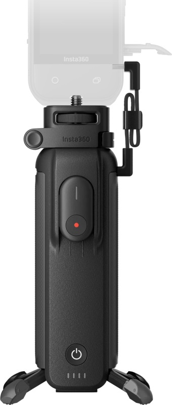 Insta360 FOMO Power Handle - Maniglia con Batteria Integrata da 6100 mAh per Riprese Illimitate