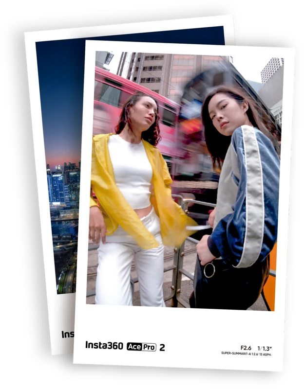 Insta360 Carta Fotografica per Stampante Ace Pro 2 e Pocket - 20 Foto, Colori Vivaci e Dettagli Nitidi