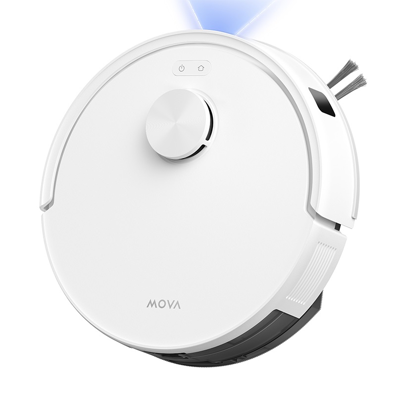 MOVA E20S PRO - Robot Aspirapolvere e Lavapavimenti con Potenza di Aspirazione 13000 Pa e Serbatoio da 330 ml - Bianco
