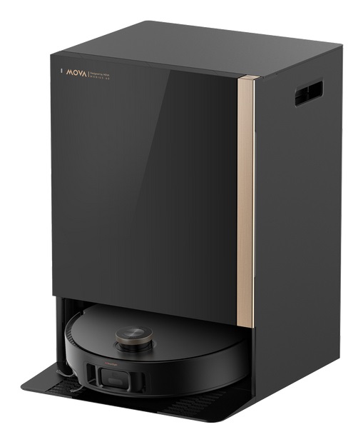 MOVA MOBIUS 60 Robot Aspirapolvere con Sistema MopSwap, Potenza di Aspirazione 30.000 Pa, Navigazione Flessibile e Superamento Ostacoli Fino a 8 cm