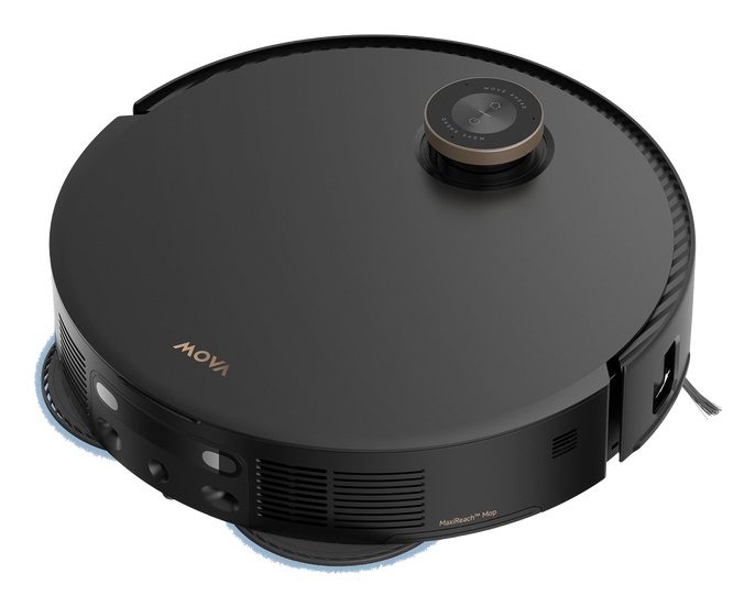 MOVA MOBIUS 60 Robot Aspirapolvere con Sistema MopSwap, Potenza di Aspirazione 30.000 Pa, Navigazione Flessibile e Superamento Ostacoli Fino a 8 cm