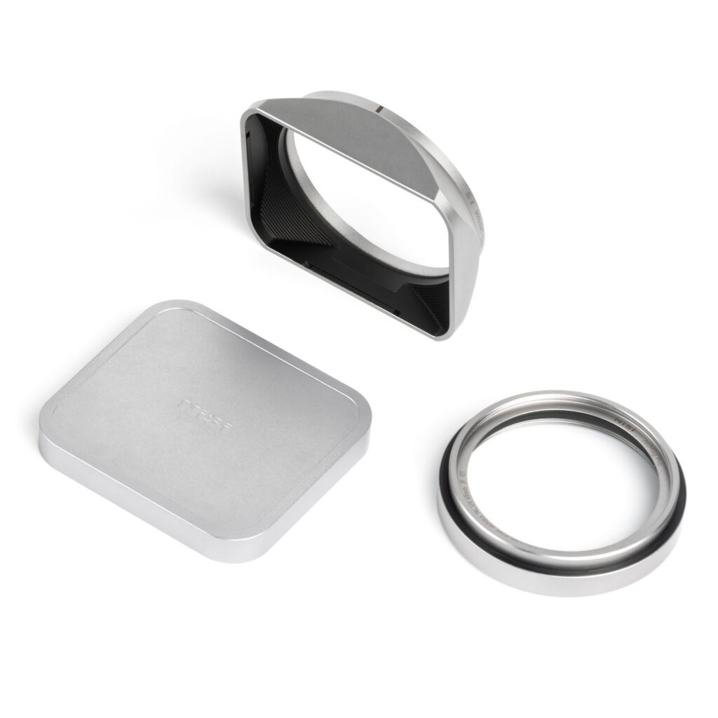 NiSi Kit Paraluce Magnetico Argento per Obiettivo Fujifilm X100 con Filtro UV e Tappo