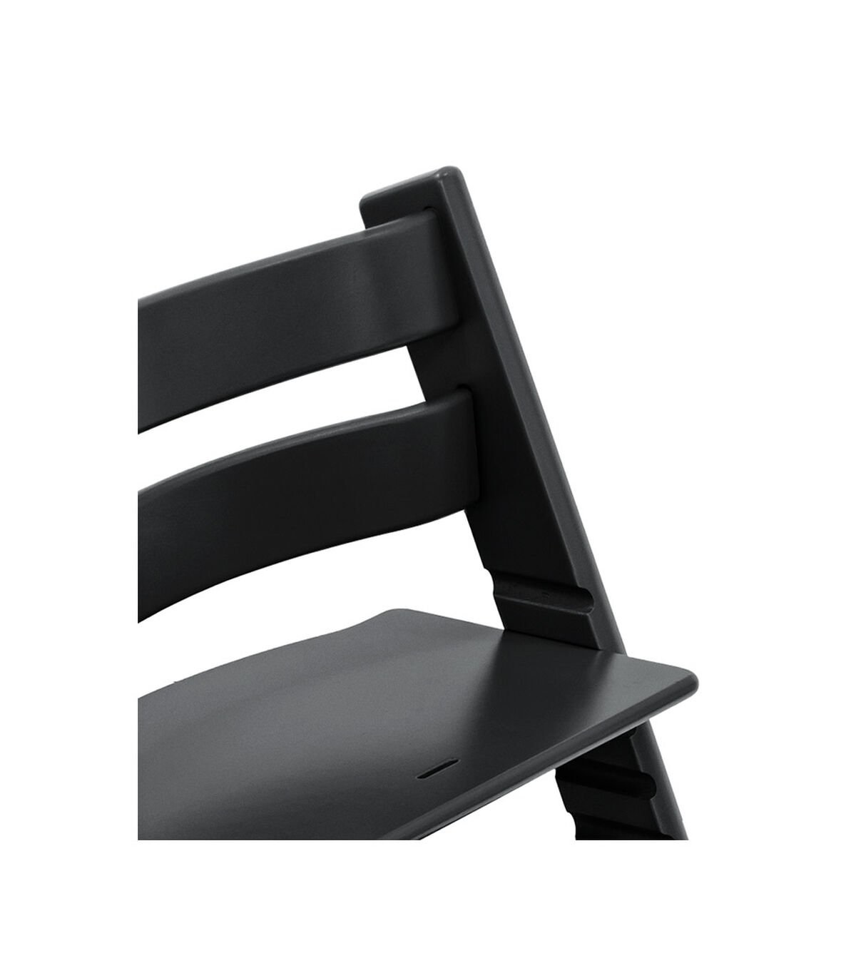 Stokke Tripp Trapp Seggiolone Evolutivo in Legno di Faggio Nero - Regolabile per Neonati, Bambini e Adulti