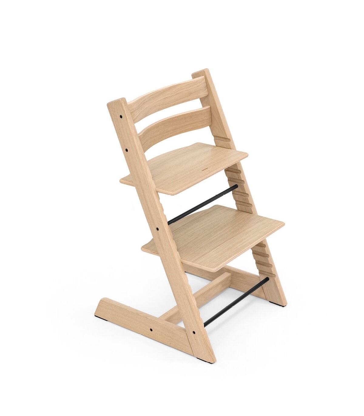 STOKKE Tripp Trapp Seggiolone Evolutivo in Legno di Quercia - Adatto da 0 a 99 Anni, Regolabile e Ergonomico