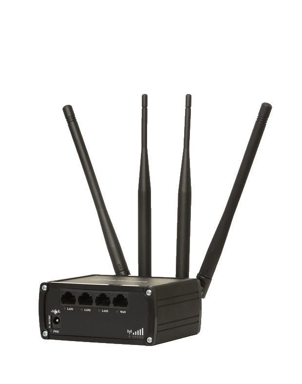 Teltonika RUT950 Router di rete cellulare Nero - 300 Mbit/s WLAN, Fast Ethernet, Sicurezza WPA/WPA2