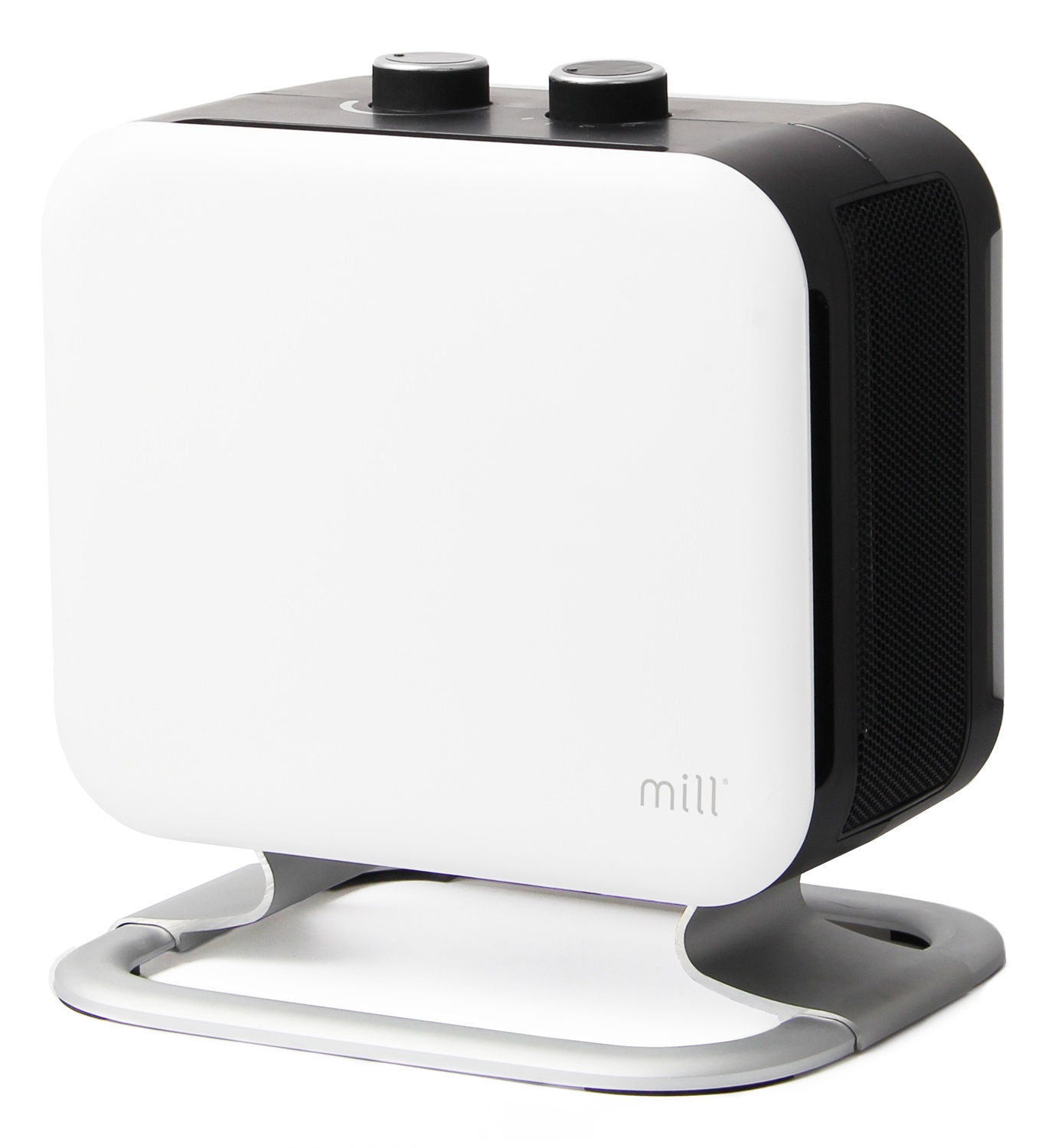 Mill CUS1800MECWA Riscaldatore Elettrico con Ventilatore, 1800 W, Compatibile per Ambienti Interni fino a 37 m², Termostato Meccanico e 2 Livelli di Potenza