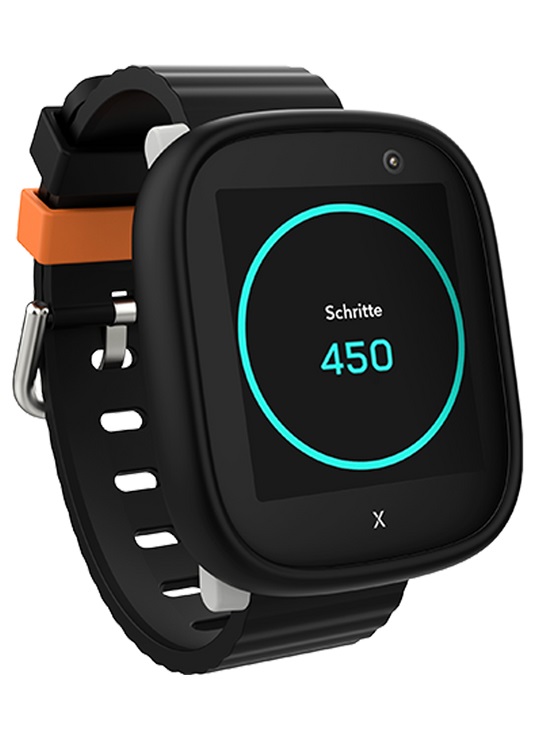 Xplora X6 Play - Telefono orologio per bambini 4G con Chiamate, Messaggi, Modalità Scuola, Funzione SOS, GPS, Fotocamera e Contapassi - Display TFT 3,86 cm (1.52