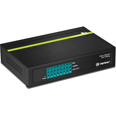 Trendnet TPE-TG80G switch di rete Non gestito Supporto Power over Ethernet (PoE) Nero