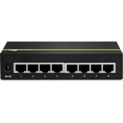 Trendnet TPE-TG80G switch di rete Non gestito Supporto Power over Ethernet (PoE) Nero
