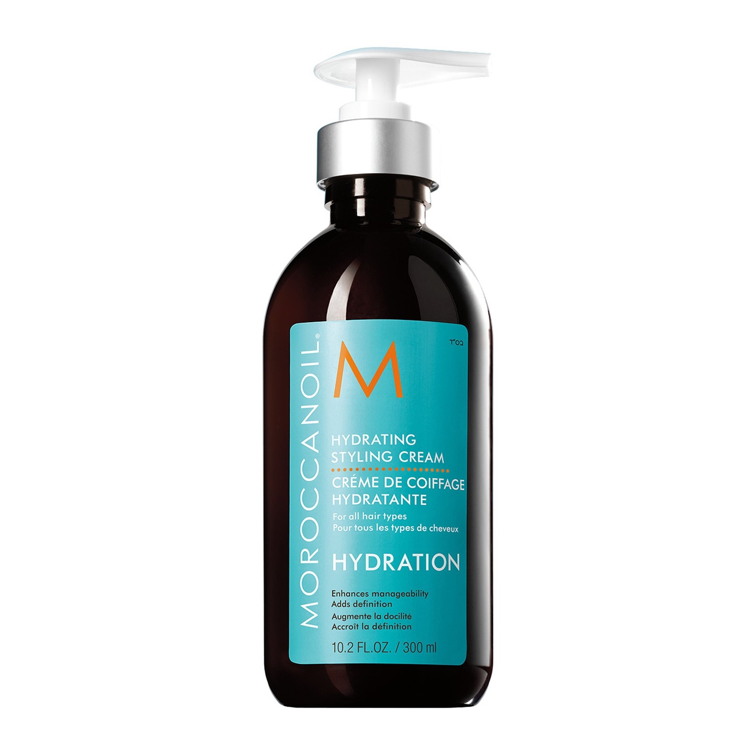 Moroccanoil Hydrating Styling Cream 300 ml - Crema Idratante Multifunzione per Capelli, Combatte l'Effetto Crespo e Dona Tenuta Soffice
