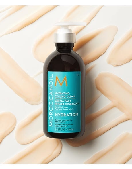 Moroccanoil Hydrating Styling Cream 300 ml - Crema Idratante Multifunzione per Capelli, Combatte l'Effetto Crespo e Dona Tenuta Soffice